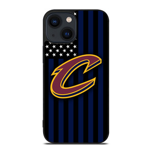 CLEVELAND CAVALIERS NBA USA FLAG iPhone 14 Plus Case Cover