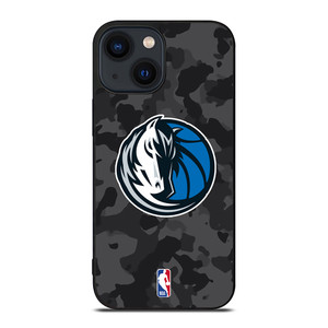 DALLAS MAVERICKS BLACK CAMO iPhone 14 Plus Case Cover