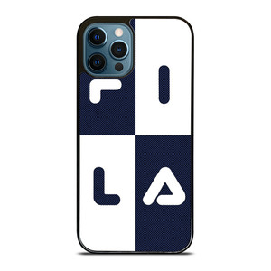 FILA SQUARE PATTERN iPhone 12 Pro Max Case Cover