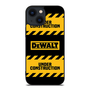 DEWALT UNDER CONSTRUCTION iPhone 14 Plus Case Cover