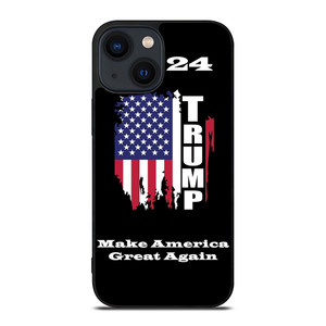 DONALD TRUMP MAKE AMERICA GREAT AGAIN 2024 2 iPhone 14 Plus Case Cover