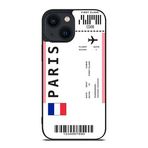 FLIGHT TICKETS FRANCE PARIS iPhone 14 Plus Case Cover