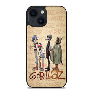 GORILLAZ ENGLISH BAND 3 iPhone 14 Plus Case Cover GORILLAZ ENGLISH BAND 3 iPhone 14 Plus Case Cover