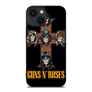 GUNS N ROSES ROCK BAND CROSS iPhone 14 Plus Case Cover