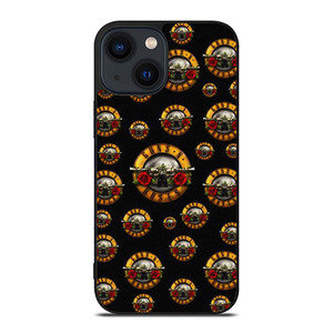 GUNS N ROSES ROCK BAND PATTERN iPhone 14 Plus Case Cover