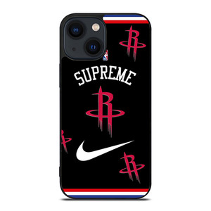 HOUSTON ROCKETS NBA X SUPREME NIKE iPhone 14 Plus Case Cover