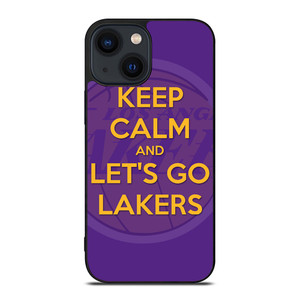KEEP CALM AND GO LAKERS iPhone 14 Plus Case Cover