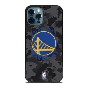 GOLDEN STATE WARRIORS BLACK CAMO iPhone 12 Pro Max Case Cover