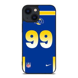 LOS ANGELES RAMS AARON DONALD 99 NFL NIKE iPhone 14 Plus Case Cover LOS ANGELES RAMS AARON DONALD 99 NFL NIKE iPhone 14 Plus Case Cover