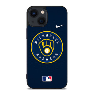 MILWAUKEE BREWERS MLB BASEBALL NIKE iPhone 14 Plus Case Cover MILWAUKEE BREWERS MLB BASEBALL NIKE iPhone 14 Plus Case Cover