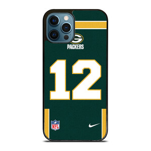 GREEN BAY PACKERS AARON RODGERS 12 NFL NIKE iPhone 12 Pro Max Case Cover GREEN BAY PACKERS AARON RODGERS 12 NFL NIKE iPhone 12 Pro Max Case Cover