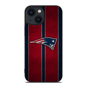 NEW ENGLAND PATRIOTS NFL METAL STRIPE iPhone 14 Plus Case Cover NEW ENGLAND PATRIOTS NFL METAL STRIPE iPhone 14 Plus Case Cover