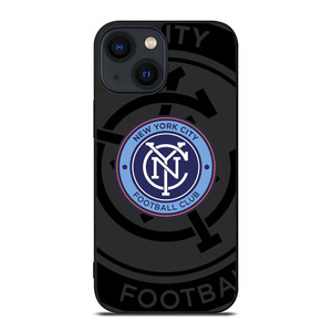 NEW YORK CITY FC MLS BLACK iPhone 14 Plus Case Cover NEW YORK CITY FC MLS BLACK iPhone 14 Plus Case Cover