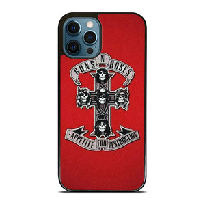 GUNS N ROSES ROCK BAND RED iPhone 12 Pro Max Case Cover