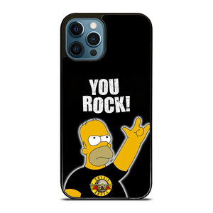 GUNS N ROSES ROCK HOMER SIMPSONS iPhone 12 Pro Max Case Cover