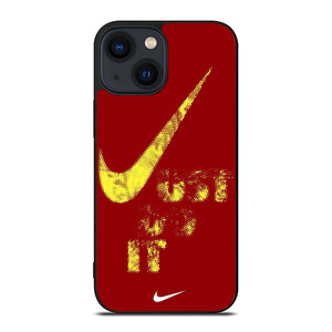 NIKE JUST DO IT RED HALFTONE iPhone 14 Plus Case Cover NIKE JUST DO IT RED HALFTONE iPhone 14 Plus Case Cover