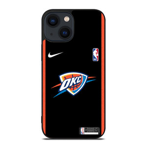 OKLAHOMA CITY THUNDER NIKE NBA BASKETBALL iPhone 14 Plus Case Cover OKLAHOMA CITY THUNDER NIKE NBA BASKETBALL iPhone 14 Plus Case Cover