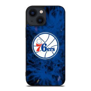 PHILADELPHIA 76ERS BASKETBALL NBA FIRE iPhone 14 Plus Case Cover