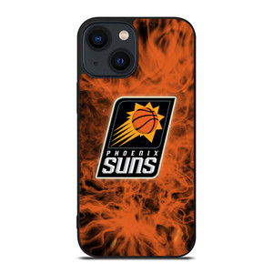 PHOENIX SUNS BASKETBALL NBA FIRE iPhone 14 Plus Case Cover PHOENIX SUNS BASKETBALL NBA FIRE iPhone 14 Plus Case Cover