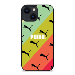 PUMA LOGO STRIPE PATTERN iPhone 14 Plus Case Cover PUMA LOGO STRIPE PATTERN iPhone 14 Plus Case Cover