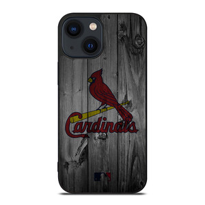 SAINT LOUIS CARDINALS BASEBALL MLB WOOD LOGO iPhone 14 Plus Case Cover