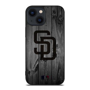 SAN DIEGO PADRES BASEBALL MLB WOOD LOGO iPhone 14 Plus Case Cover SAN DIEGO PADRES BASEBALL MLB WOOD LOGO iPhone 14 Plus Case Cover