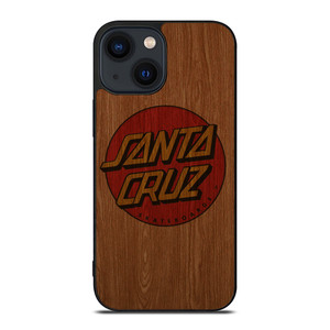 SANTA CRUZ SKATEBOARD WOODEN LOGO iPhone 14 Plus Case Cover SANTA CRUZ SKATEBOARD WOODEN LOGO iPhone 14 Plus Case Cover