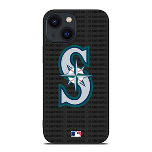 SEATTLE MARINERS BASEBALL BLACK iPhone 14 Plus Case Cover
