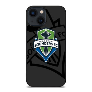 SEATTLE SOUNDERS FC MLS BLACK iPhone 14 Plus Case Cover