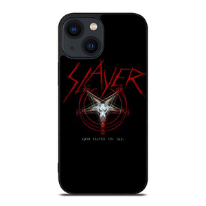 SLAYER ROCK BAND GOD HATES US ALL iPhone 14 Plus Case Cover SLAYER ROCK BAND GOD HATES US ALL iPhone 14 Plus Case Cover