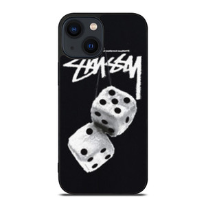STUSSY FUZZY DICE iPhone 14 Plus Case Cover STUSSY FUZZY DICE iPhone 14 Plus Case Cover