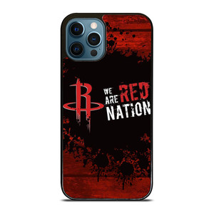 HOUSTON ROCKETS NBA WE ARE RED NATION iPhone 12 Pro Max Case Cover