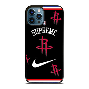 HOUSTON ROCKETS NBA X SUPREME NIKE iPhone 12 Pro Max Case Cover