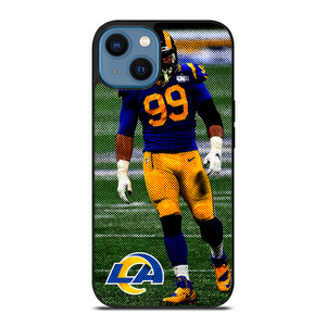 AARON DONALD 99 LOS ANGELES RAMS NFL FOOTBALL 2 iPhone 14 Case Cover AARON DONALD 99 LOS ANGELES RAMS NFL FOOTBALL 2 iPhone 14 Case Cover