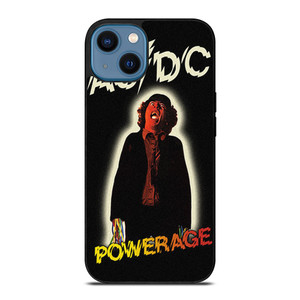 ACDC ROCK BAND POWERAGE iPhone 14 Case Cover ACDC ROCK BAND POWERAGE iPhone 14 Case Cover