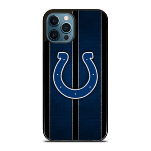 INDIANAPOLIS COLTS NFL METAL STRIPE iPhone 12 Pro Max Case Cover