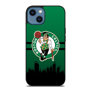 BOSTON CELTICS NBA SKYLINE iPhone 14 Case Cover BOSTON CELTICS NBA SKYLINE iPhone 14 Case Cover
