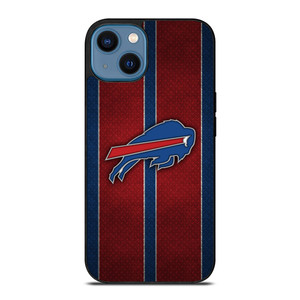 BUFFALO BILLS NFL METAL STRIPE iPhone 14 Case Cover BUFFALO BILLS NFL METAL STRIPE iPhone 14 Case Cover