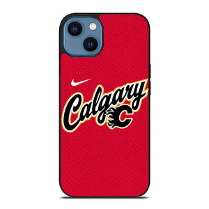 CALGARY FLAMES NHL HOCKEY NIKE iPhone 14 Case Cover CALGARY FLAMES NHL HOCKEY NIKE iPhone 14 Case Cover