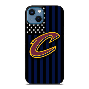 CLEVELAND CAVALIERS NBA USA FLAG iPhone 14 Case Cover