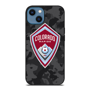 COLORADO RAPIDS MLS BLACK CAMO iPhone 14 Case Cover