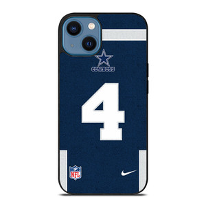 DALLAS COWBOYS DAK PRESCOTT 4 NFL NIKE iPhone 14 Case Cover DALLAS COWBOYS DAK PRESCOTT 4 NFL NIKE iPhone 14 Case Cover