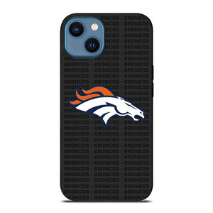 DENVER BRONCOS FOOTBALL TEXT iPhone 14 Case Cover DENVER BRONCOS FOOTBALL TEXT iPhone 14 Case Cover