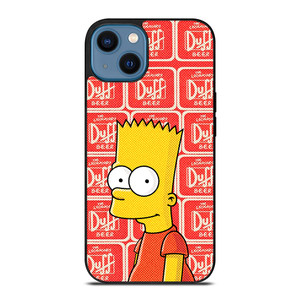 DUFF BEER BART SIMPSONS iPhone 14 Case Cover