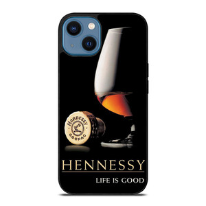 HENNESSY COGNAC LIFE IS GOOD iPhone 14 Case Cover HENNESSY COGNAC LIFE IS GOOD iPhone 14 Case Cover