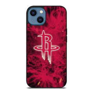 HOUSTON ROCKET BASKETBALL NBA FIRE iPhone 14 Case Cover