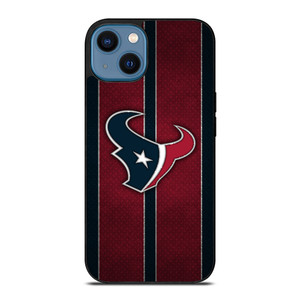 HOUSTON TEXANS NFL METAL STRIPE iPhone 14 Case Cover