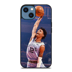 JA MORANT MEMPHIS GRIZZLIES DUNK iPhone 14 Case Cover