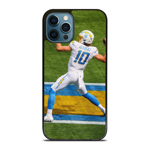 JUSTIN HERBERT 10 LOS ANGELES CHARGERS NFL FOOTBALL iPhone 12 Pro Max Case Cover