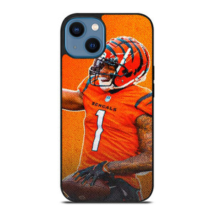 JAMARR CHASE CINCINNATI BENGALS NFL FOOTBALL 2 iPhone 14 Case Cover JAMARR CHASE CINCINNATI BENGALS NFL FOOTBALL 2 iPhone 14 Case Cover